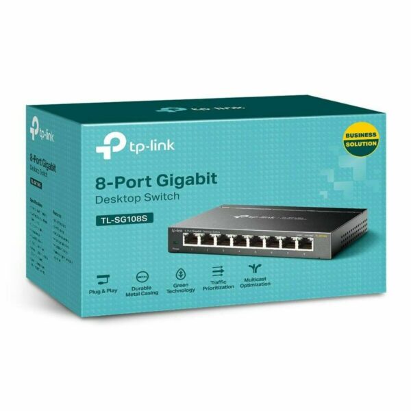 Switch TP-Link TL-SG108S RJ-45 x 8 Negro - Imagen 3