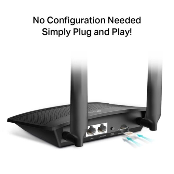 Router TP-Link TL-MR100             300 Mbps 4G LTE WiFi - Imagen 3