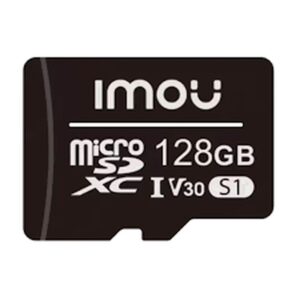 Tarjeta de Memoria Micro SD con Adaptador Imou ST2-128-S1 128 GB Negro