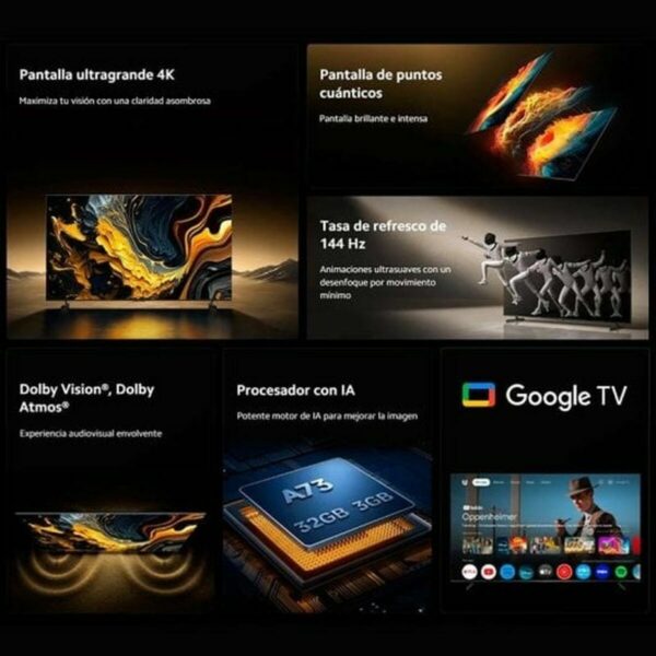 Smart TV Xiaomi ELA5692EU 4K Ultra HD 100" QLED - Imagen 4