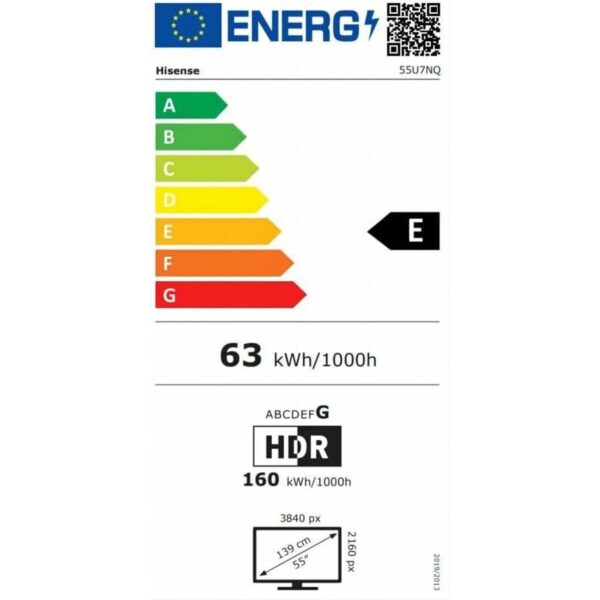 Smart TV Hisense 55U7NQ 4K Ultra HD 55" LED HDR - Imagen 2