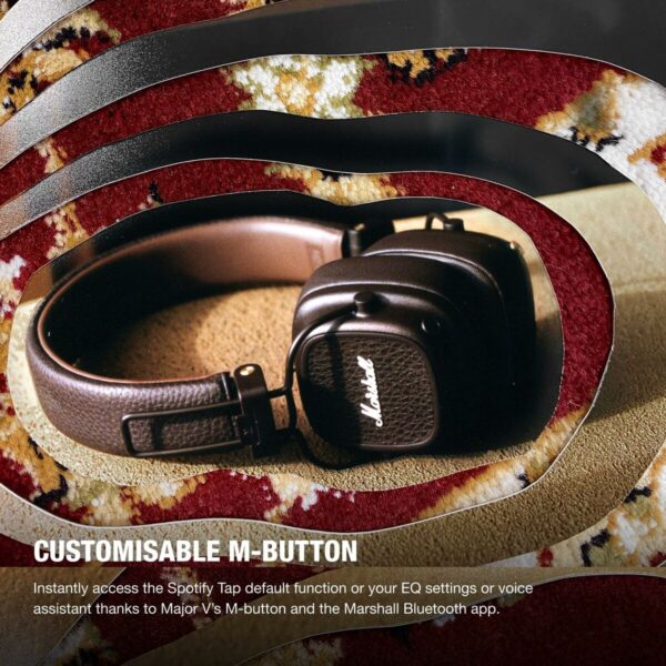 Auriculares de Diadema Marshall Major V BT Marrón - Imagen 4