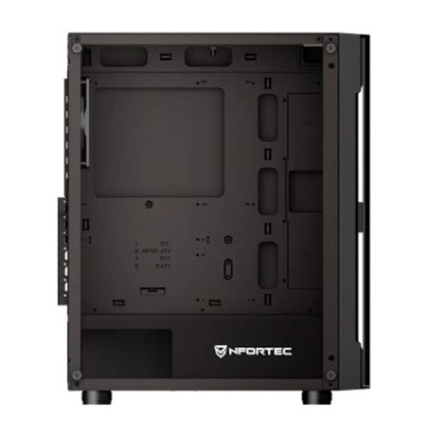 Caja Semitorre ATX Nfortec NF-CS-AZIR-B Negro - Imagen 4