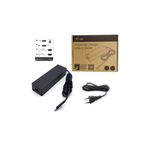 Cargador portátil i-Tec CHARGER-C100W Negro - Imagen 2