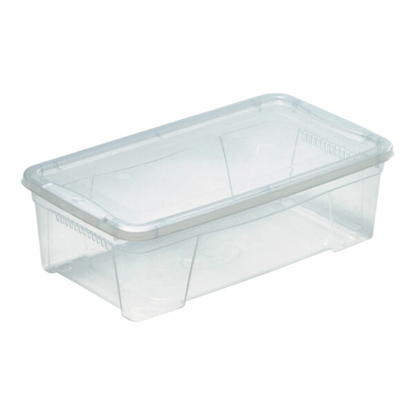 Caja de Almacenaje con Tapa Mondex Space Box 24448 Transparente 42 x 24 x 14 cm - Imagen 2