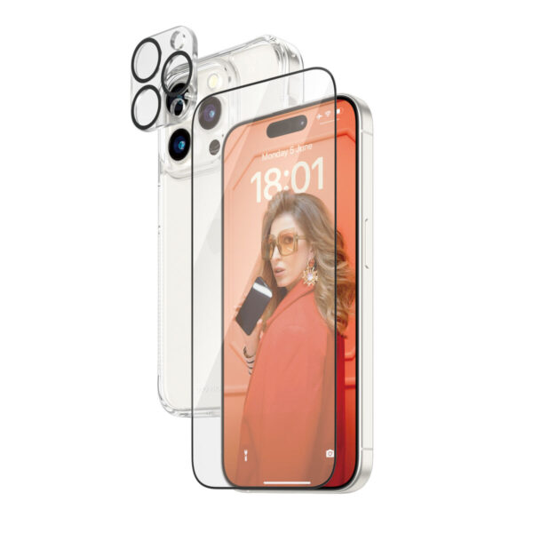 Protector de Pantalla para Móvil Panzer Glass B1173+2810 Apple iPhone 15 Pro - Imagen 3