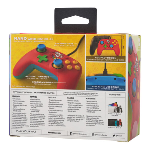 Mando Gaming Powera NANO Multicolor Nintendo Switch - Imagen 3