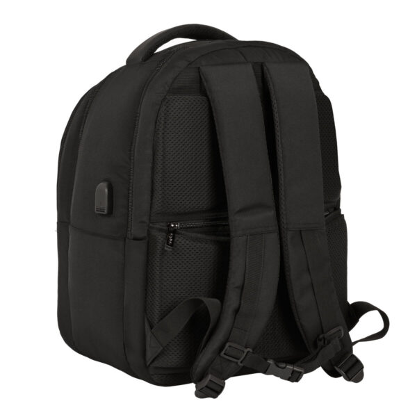 Mochila para Portátil y Tablet con Salida USB Safta Business Negro (31 x 45 x 23 cm) - Imagen 6