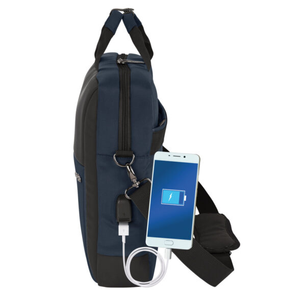 Maletín para Portátil y Tablet Safta +tablet+usb safta safta business  Azul oscuro 41 x 33 x 9 cm - Imagen 4