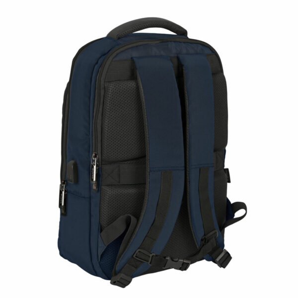 Mochila para Portátil y Tablet con Salida USB Safta Business Azul oscuro (29 x 44 x 15 cm) - Imagen 3