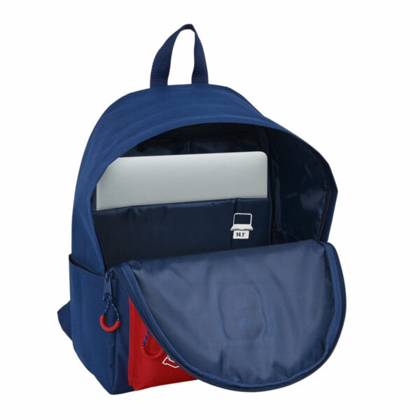 Mochila para Portátil Safta  safta  Rojo Azul marino 31 x 40 x 16 cm - Imagen 4