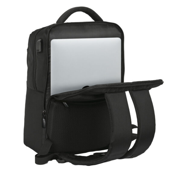 Mochila para Portátil Sevilla Fútbol Club Premium 15,6'' Negro (31 x 44 x 13 cm) - Imagen 4