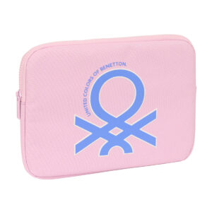 Funda para Portátil Benetton Pink Rosa (31 x 23 x 2 cm)