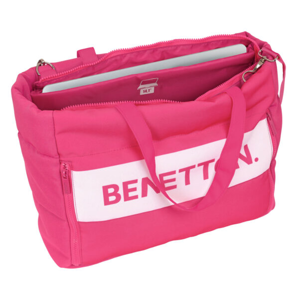 Maletín para Portátil Benetton Raspberry Fucsia (54 x 31 x 17 cm) - Imagen 3