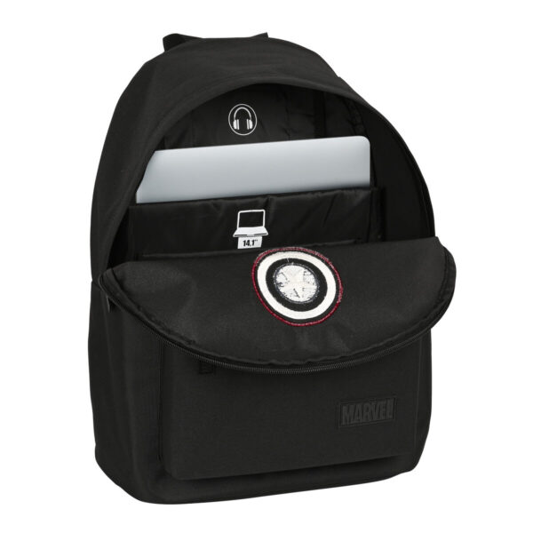 Mochila para Portátil Capitán América 14,1'' Negro - Imagen 4