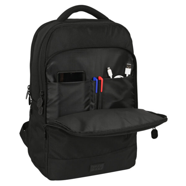 Mochila para Portátil y Tablet con Salida USB The Mandalorian Negro - Imagen 6