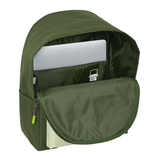 Mochila para Portátil Munich Bright Khaki Verde 31 x 40 x 16 cm - Imagen 3