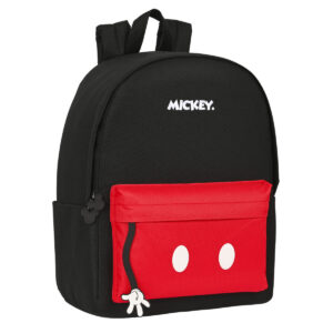 Mochila para Portátil Mickey Mouse Clubhouse  mickey mouse  Negro Rojo 31 x 40 x 16 cm