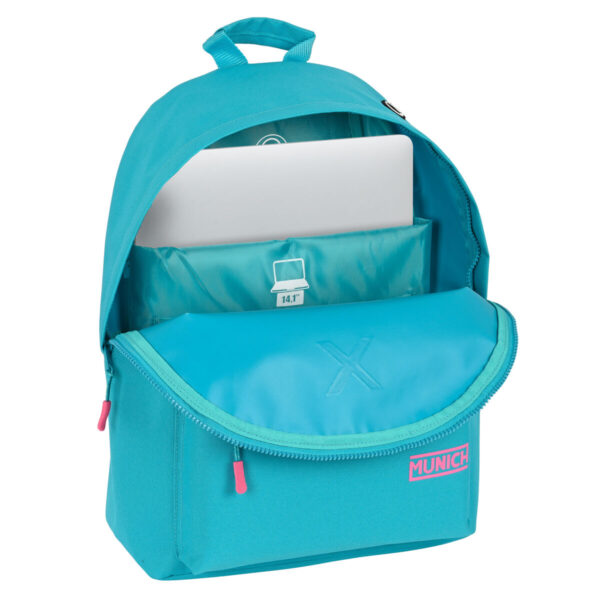 Mochila para Portátil Munich  munich basicos  31 x 41 x 16 cm Turquesa - Imagen 3