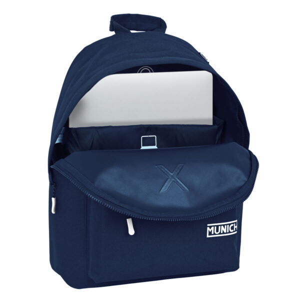 Mochila para Portátil Munich  munich basicos  Azul marino (31 x 41 x 16 cm) - Imagen 3