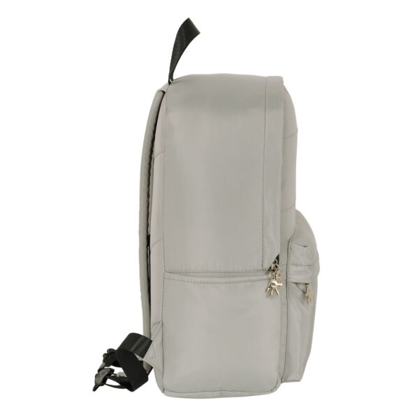 Mochila para Portátil Minnie Mouse Teen Sand Gris claro 31 x 40 x 16 cm - Imagen 2