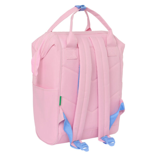 Mochila para Portátil Benetton benetton Rosa 27 x 40 x 19 cm - Imagen 2