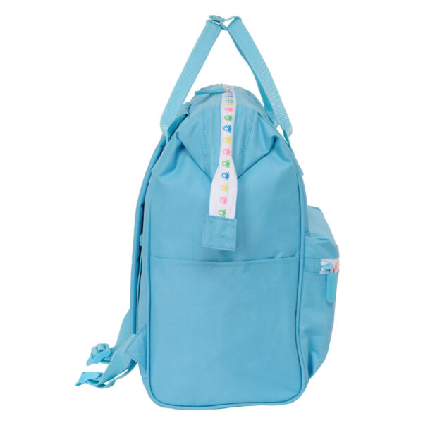 Mochila para Portátil Benetton Spring Azul cielo 27 x 40 x 19 cm - Imagen 3