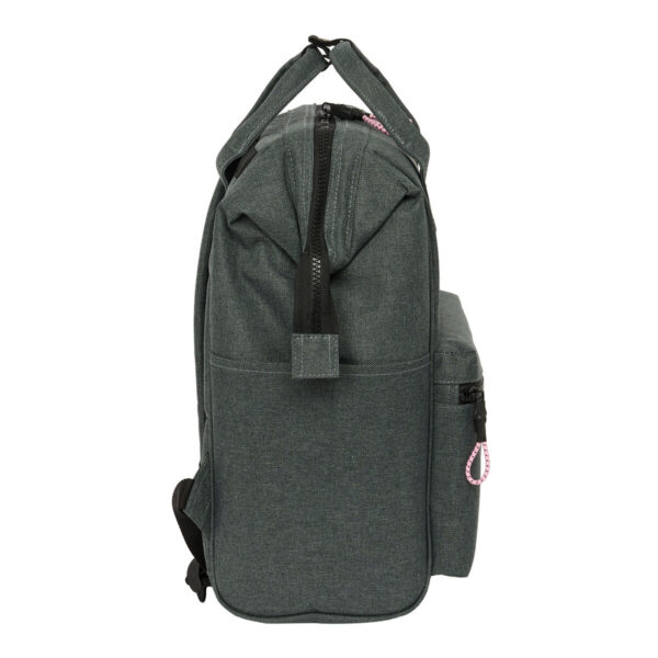 Mochila para Portátil Kappa Silver Pink Gris 27 x 40 x 19 cm - Imagen 3