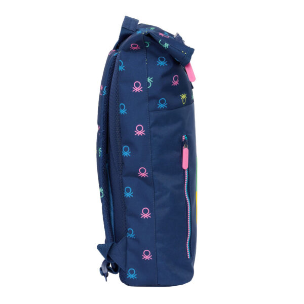 Mochila para Portátil Benetton Cool Azul marino 28 x 42 x 13 cm - Imagen 4