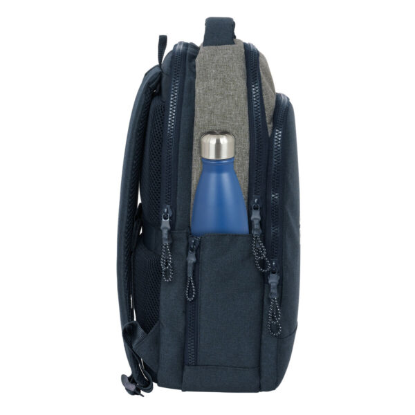 Mochila para Portátil Kappa Dark Navi Gris Azul marino 29 x 44 x 15 cm - Imagen 4