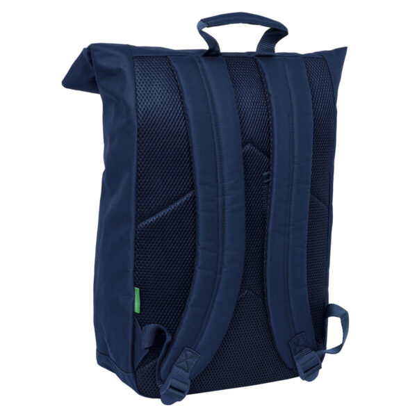 Mochila para Portátil Benetton Italy Azul marino 28 x 42 x 13 cm - Imagen 4