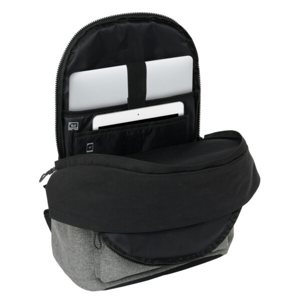 Mochila para Portátil Eckō Unltd. Rhino Negro Gris 31 x 44 x 18 cm - Imagen 3