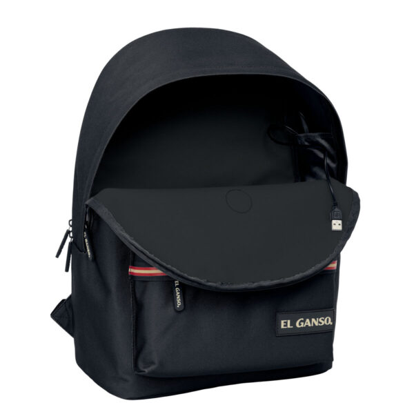 Mochila para Portátil El Ganso Basics Negro 31 x 44 x 18 cm - Imagen 5