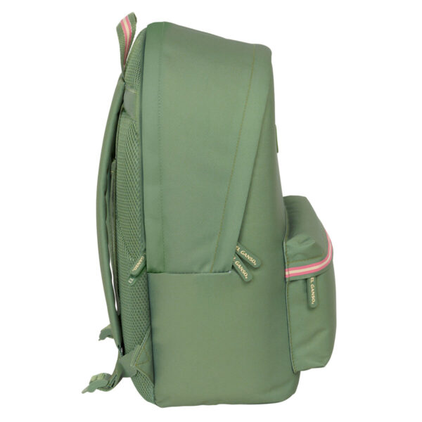 Mochila para Portátil El Ganso +usb el ganso basics Verde 31 x 44 x 18 cm - Imagen 3