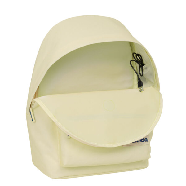 Mochila para Portátil El Ganso Basics Beige 31 x 44 x 18 cm - Imagen 5