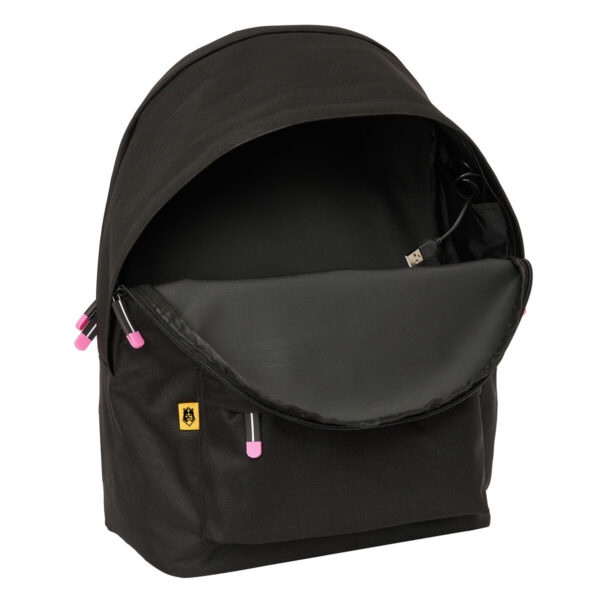 Mochila para Portátil y Tablet con Salida USB Kings League +usb kings league Negro 31 x 44 x 18 cm - Imagen 3