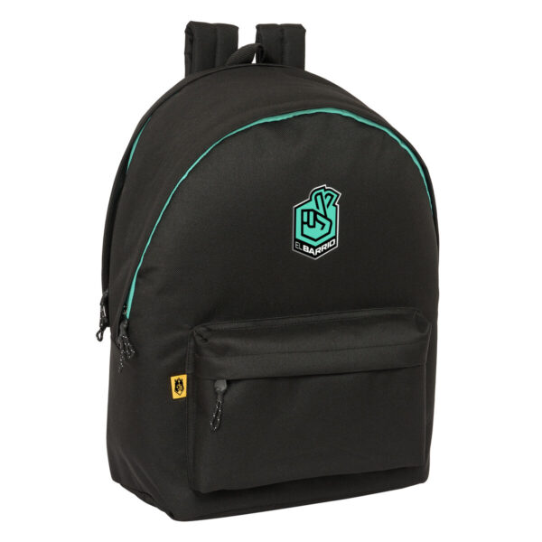 Mochila para Portátil Kings League KINGS LEAGUE "EL BARRIO" Negro 31 x 44 x 18 cm - Imagen 2