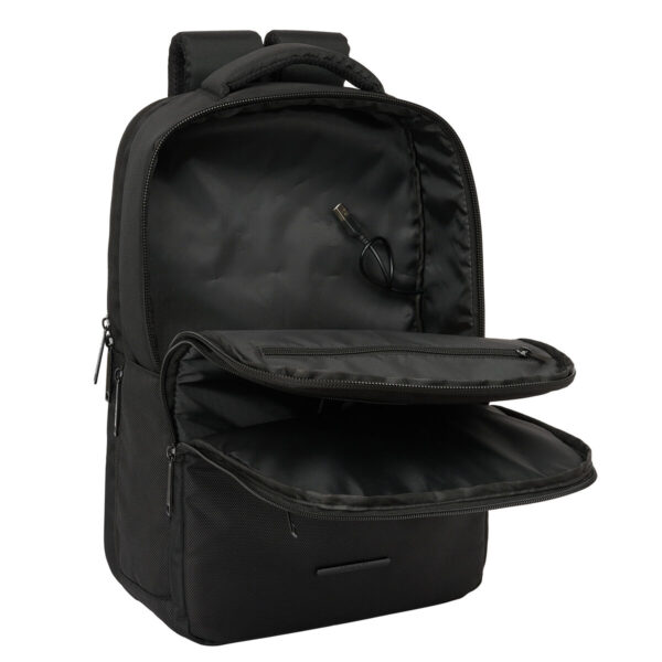 Mochila para Portátil Sevilla Fútbol Club BUSINESS Negro 29 x 44 x 15 cm - Imagen 2