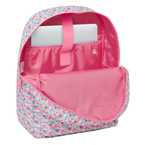 Mochila para Portátil Moos Flores Multicolor 32 x 43 x 14 cm - Imagen 2