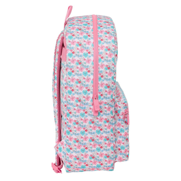 Mochila para Portátil Moos Flores Multicolor 32 x 43 x 14 cm - Imagen 3