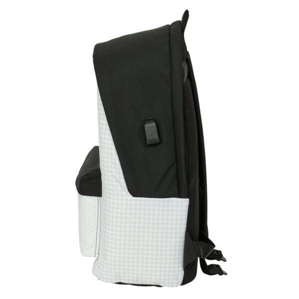 Mochila para Portátil Real Madrid C.F. 24/25 Blanco Gris 31 x 44 x 18 cm 15,6" - Imagen 4