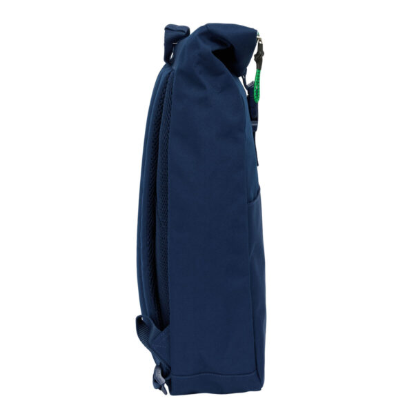Mochila para Portátil Benetton Green Azul marino 28 x 42 x 13 cm - Imagen 4