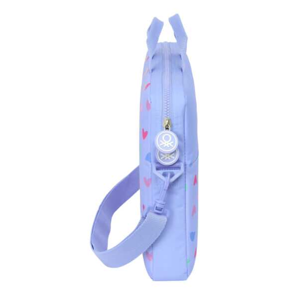 Maletín para Portátil Benetton Lila Lila 40 x 27 x 4 cm - Imagen 2