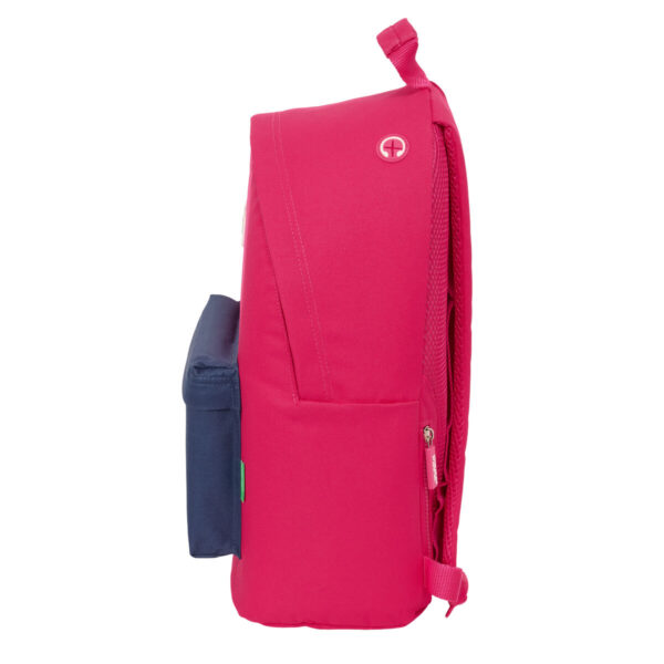 Mochila para Portátil Benetton benetton Cereza Azul marino 31 x 41 x 16 cm - Imagen 3