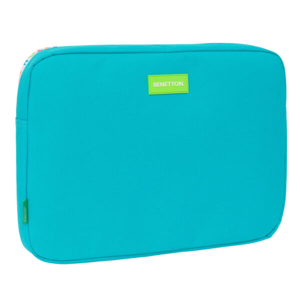 Funda para Portátil Benetton Summer Azul 15,6'' 39,5 x 27,5 x 3,5 cm - Imagen 2