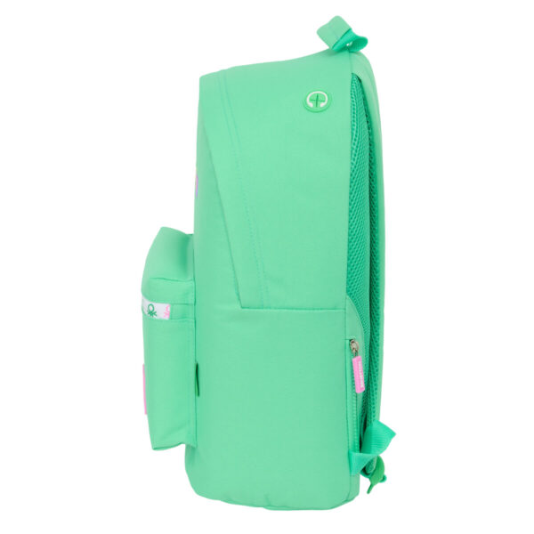 Mochila para Portátil Benetton benetton Verde 31 x 41 x 16 cm - Imagen 2