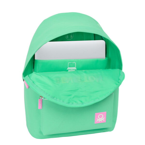 Mochila para Portátil Benetton benetton Verde 31 x 41 x 16 cm - Imagen 4