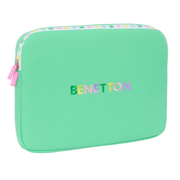 Funda para Portátil Benetton Mint Verde 15,6'' 39,5 x 27,5 x 3,5 cm - Imagen 2