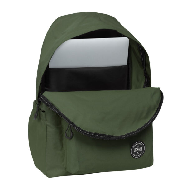 Mochila para Portátil Munich Khaki Caqui 31 x 43 x 13 cm - Imagen 2