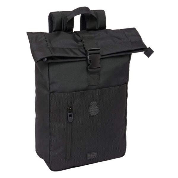 Mochila para Portátil Real Madrid C.F. Negro 28 x 42 x 13 cm